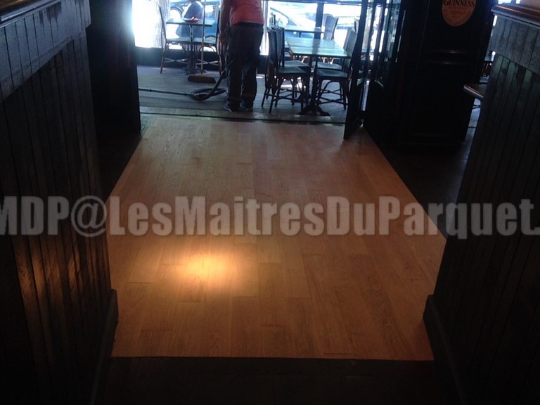 Rénovation de parquet sur lambourdes