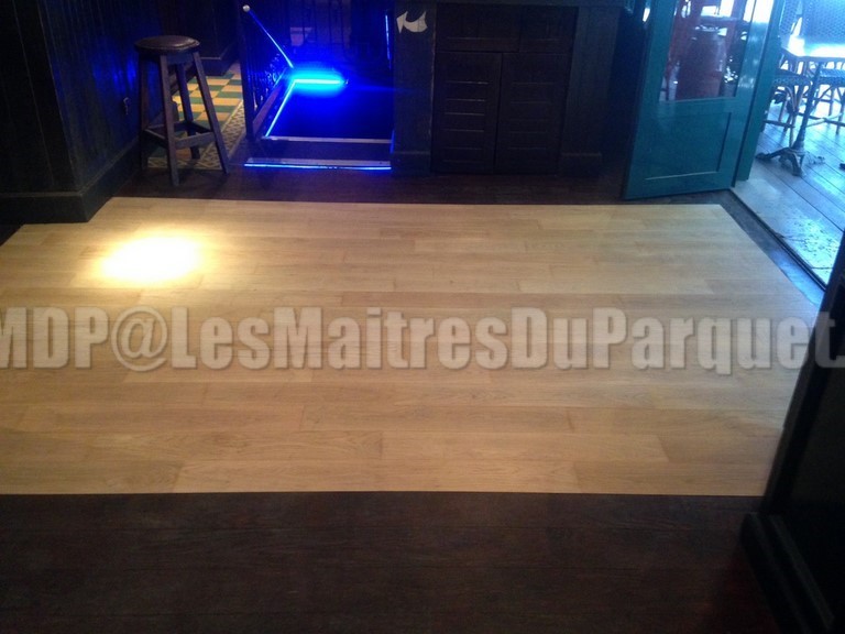 Rénovation de parquet sur lambourdes