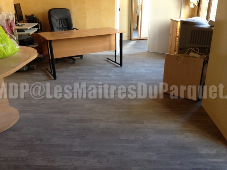 Pose de parquet stratifié