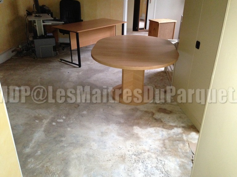 Pose de parquet stratifié