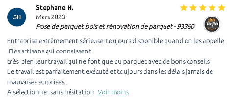 Les Maîtres du parquet avis client