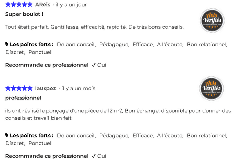 Les Maîtres du parquet avis client
