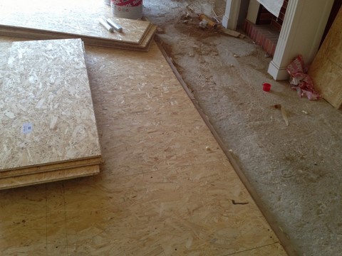 Re structuration d'un parquet grand siècle