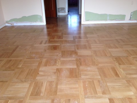 Re structuration d'un parquet grand siècle