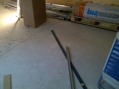 Pose de parquet collé en point de hongrie