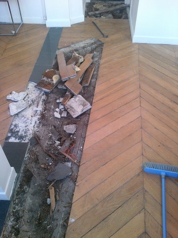 Toutes les étapes d'une rénovation de parquet ancien / cloué