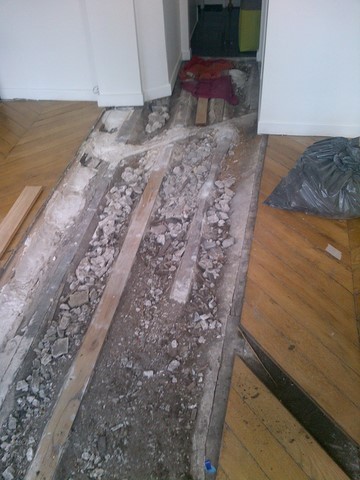 Toutes les étapes d'une rénovation de parquet ancien / cloué