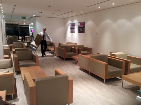 Remplacement de la moquette par du parquet