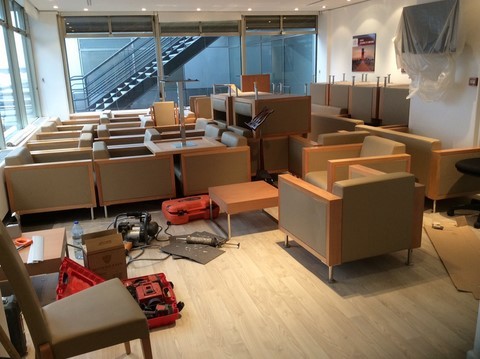 Remplacement de la moquette par du parquetRemplacement de la moquette par du parquet